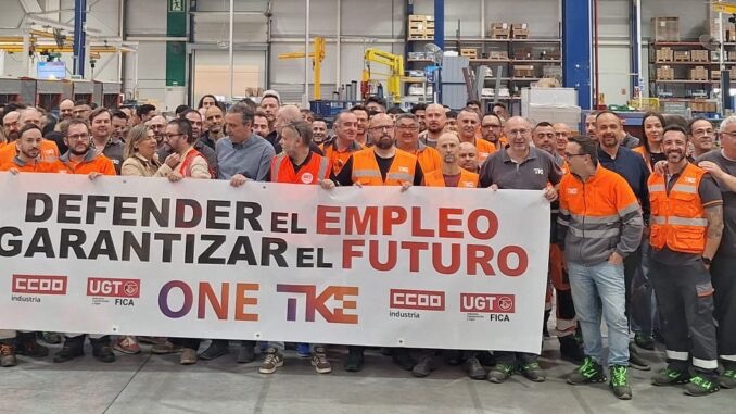 Defender el empleo: el ejemplo de los delegados de TKE